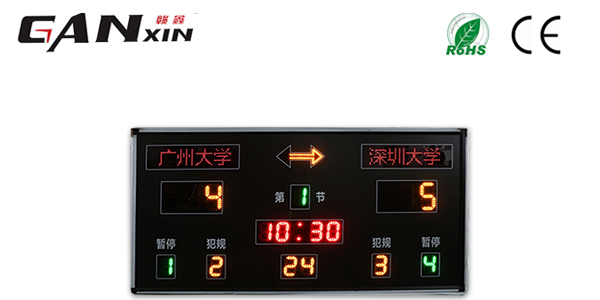 籃球比賽記分牌啥樣的使用比較方便?