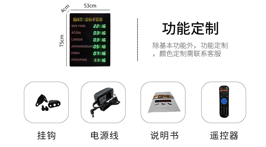 時區鐘信息